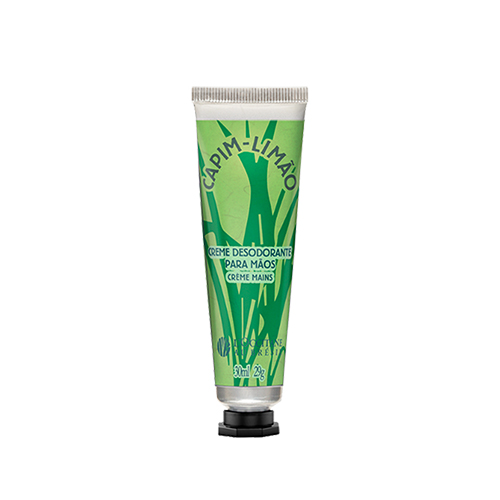 Creme Desodorante de Mãos Capim-Limão 30ml