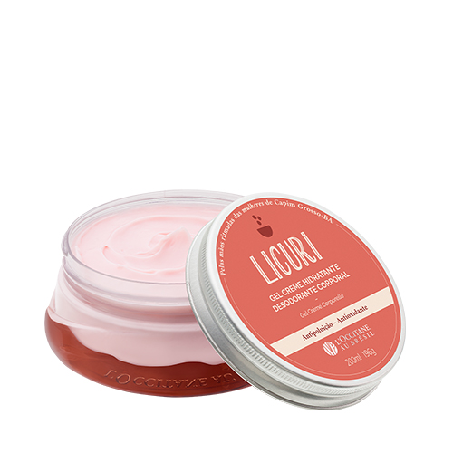 Gel Creme Hidratante Desodorante Corporal Licuri 200ml