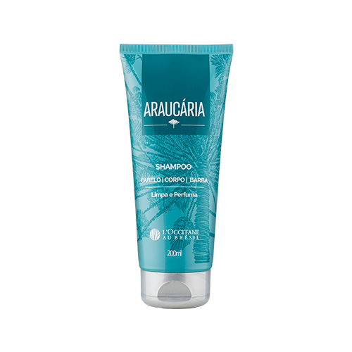 Shampoo Cabelo Corpo Barba Araucária 200ml