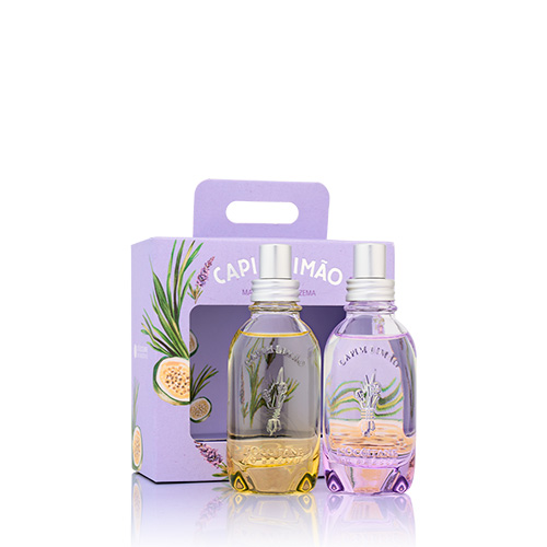 Kit Capim-Limão Alfazema e Capim-Limão Maracujá Deo Colônias 30ml